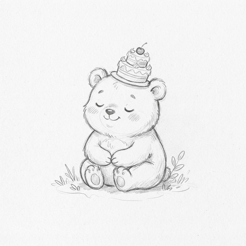 Gomaroa the bear resting cozily
